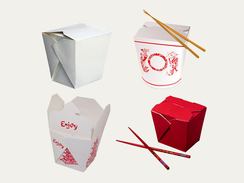 Custom Chinese Takeout Boxes Wholesale Printed Chinese Take Out Boxes