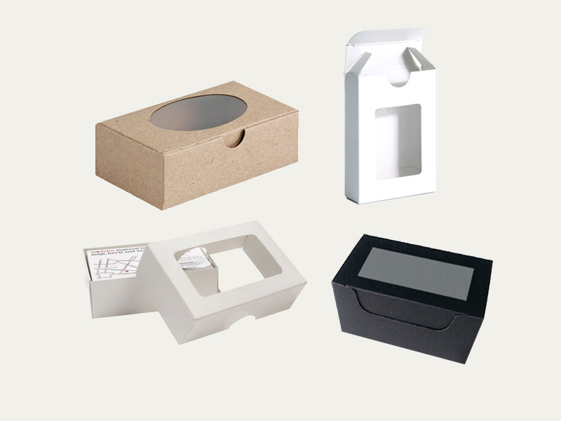 Window Business Cards Boxes