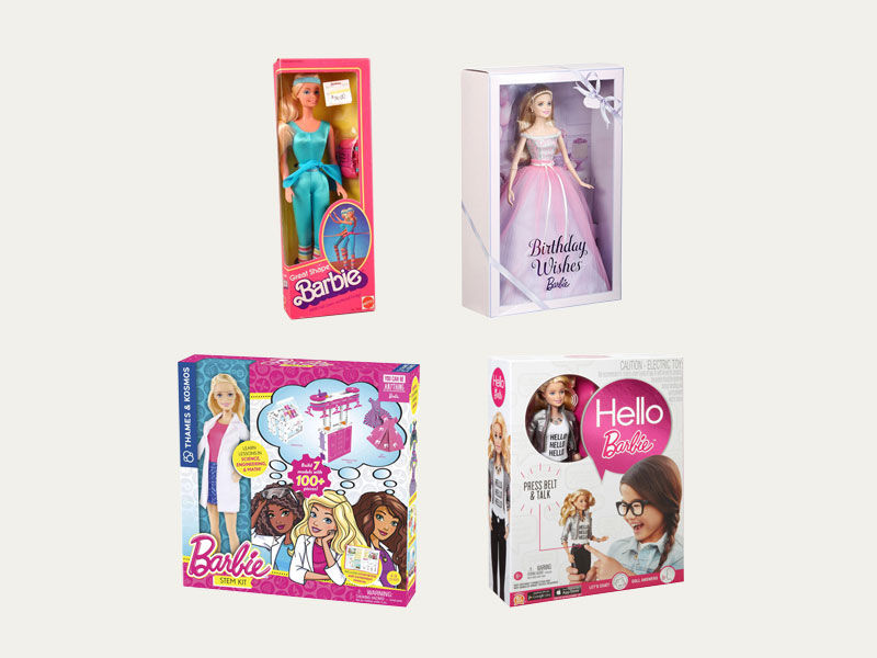 barbie doll box